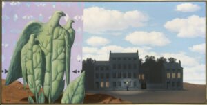 Painting by Magritte