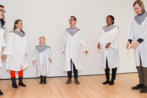 Performance view, Chris Kallmyer, A Paradise Choir