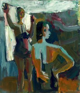 Painting of two bathers