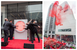 Opening celebrations at SFMOMA